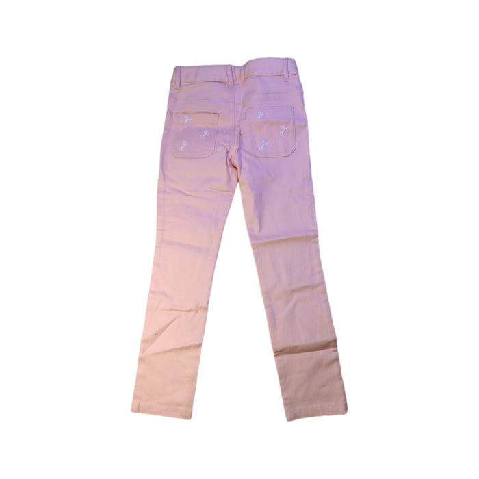 A Peach Casual Pants from Chloe in size 6T for girl. (Back View)