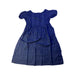 A Blue Short Sleeve Dresses from Bonpoint in size 4T for girl. (Front View)