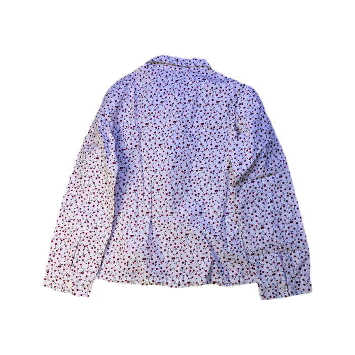 A White Long Sleeve Shirts from Bonpoint in size 6T for girl. (Back View)