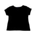 A Black Short Sleeve T Shirts from Comme Ca Ism in size 5T for girl. (Front View)