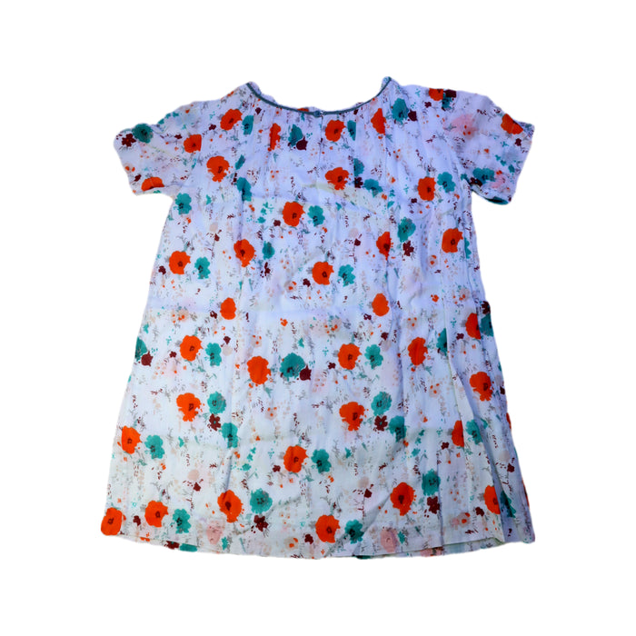 A White Short Sleeve Dresses from Bonpoint in size 6T for girl. (Back View)