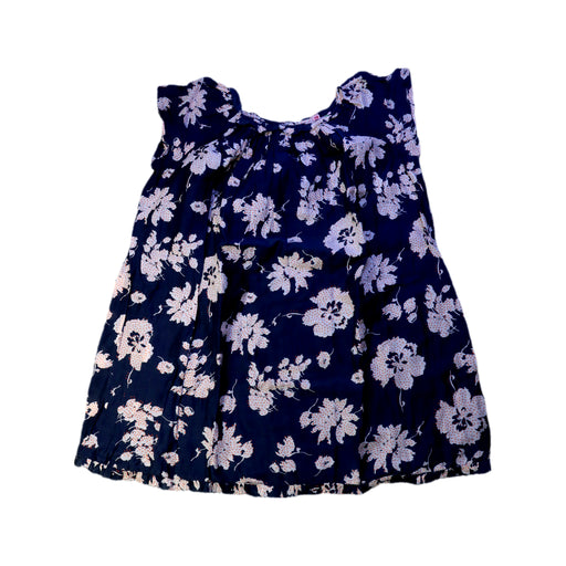 A Navy Sleeveless Dresses from Bonpoint in size 6T for girl. (Front View)