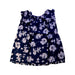 A Navy Sleeveless Dresses from Bonpoint in size 6T for girl. (Front View)
