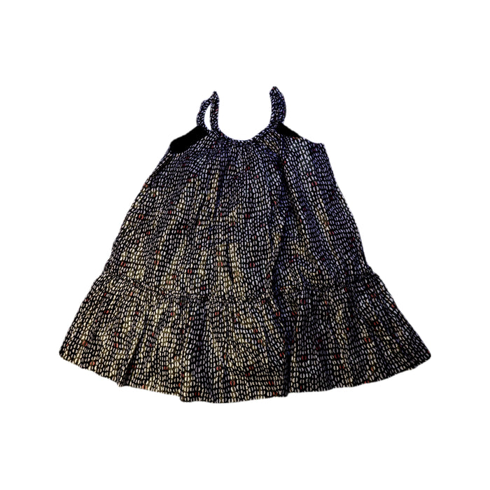 A Black Sleeveless Dresses from Bonpoint in size 6T for girl. (Front View)