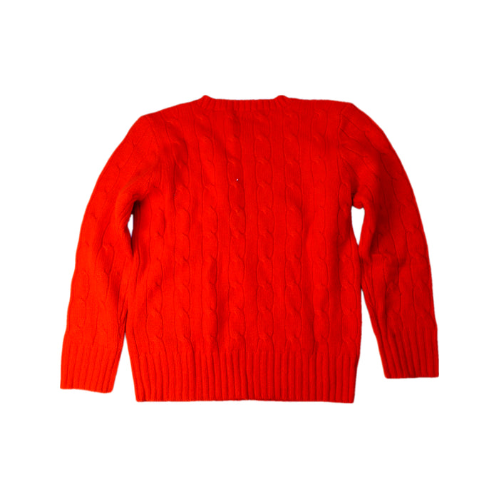 A Red Knit Sweaters from Polo Ralph Lauren in size 5T for neutral. (Back View)