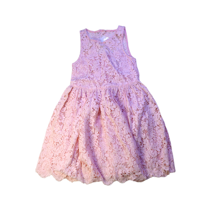 A Pink Sleeveless Dresses from Polo Ralph Lauren in size 5T for girl. (Front View)
