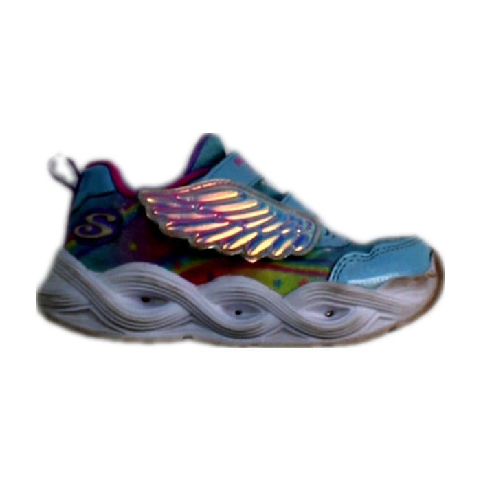 A Multicolour Sneakers from Skechers in size 18-24M for girl. (Front View)