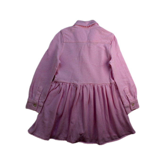 A Pink Long Sleeve Dresses from Polo Ralph Lauren in size 2T for girl. (Back View)