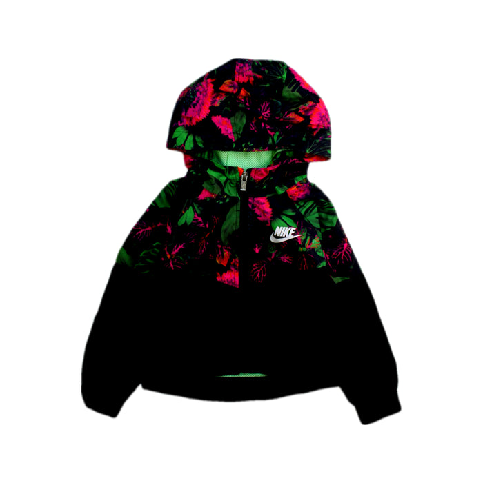 A Black Lightweight Jackets from Nike in size 2T for girl. (Front View)