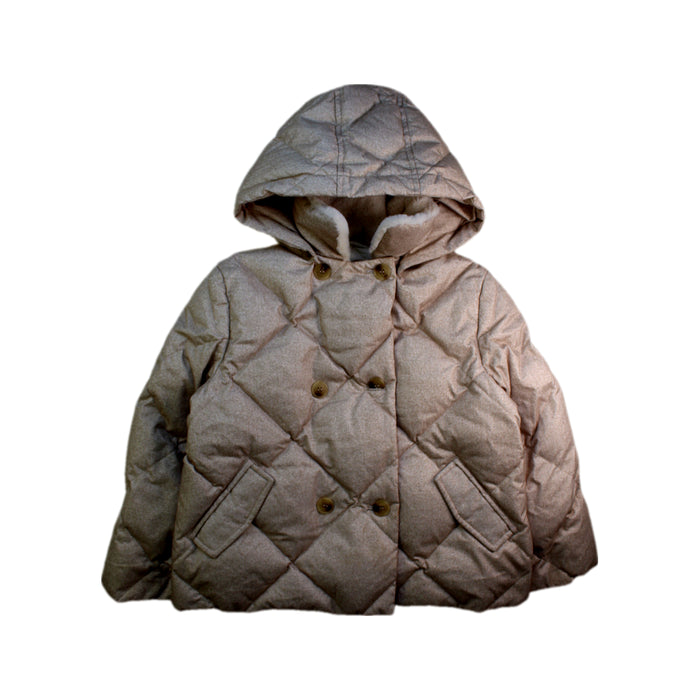 A Beige Puffer/Quilted Coats & Outerwear from Bonpoint in size 8Y for girl. (Front View)