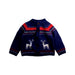 A Blue Cardigans from The Little White Company in size 12-18M for boy. (Front View)