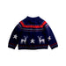 A Blue Cardigans from The Little White Company in size 12-18M for boy. (Back View)