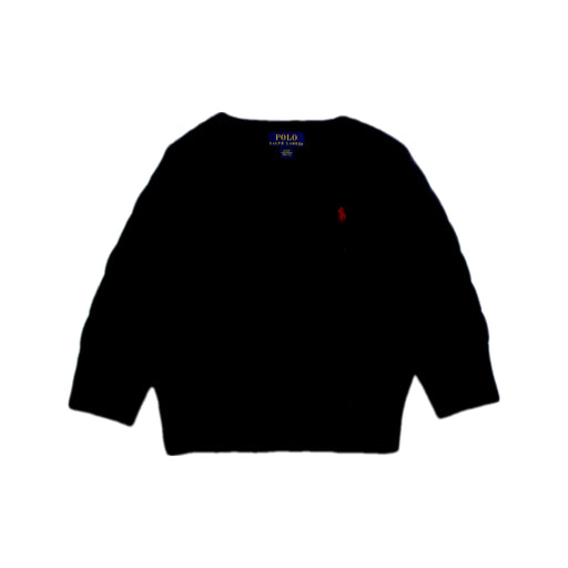 A Black Knit Sweaters from Polo Ralph Lauren in size 2T for boy. (Front View)