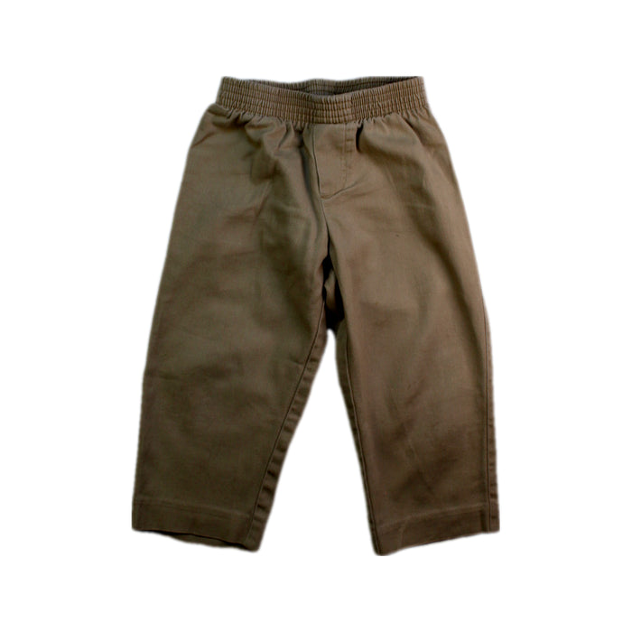A Brown Casual Pants from Nautica in size 2T for boy. (Front View)