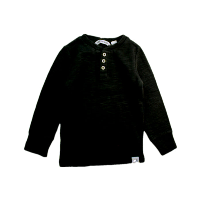 A Black Long Sleeve Shirts from Country Road in size 3T for boy. (Front View)