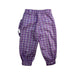 A Purple Casual Pants from Le Petit Pois in size 3T for girl. (Back View)