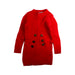 A Red Sweater Dresses from Junior Gaultier in size 4T for girl. (Front View)