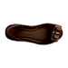 A Brown Flats from Melissa in size 6T for girl. (Front View)