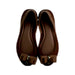 A Brown Flats from Melissa in size 6T for girl. (Back View)