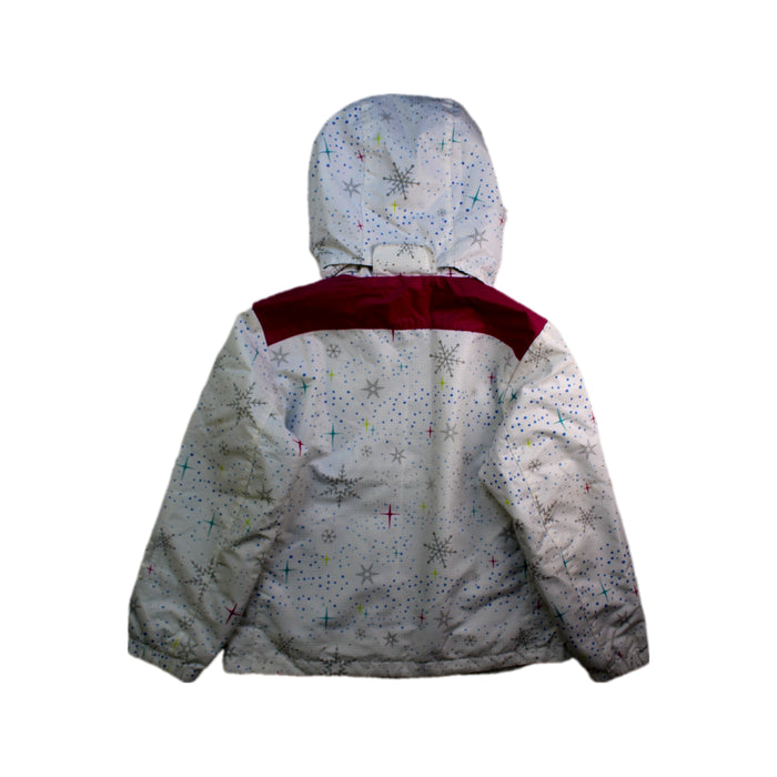 A White Ski Jackets from Phenix in size 5T for girl. (Back View)