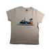 A Beige Short Sleeve T Shirts from Petit Bateau in size 8Y for boy. (Front View)