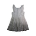 A White Sleeveless Dresses from Petit Bateau in size 6T for girl. (Front View)