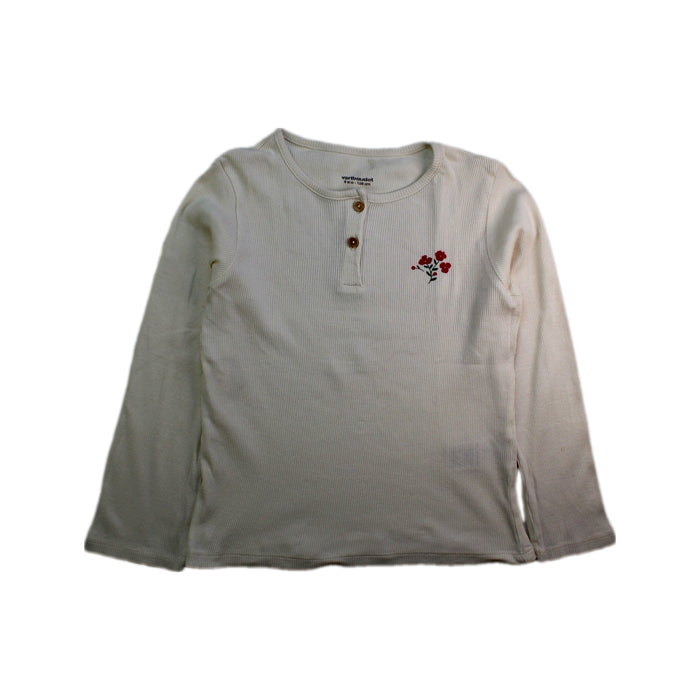 A White Pyjama Sets from Vertbaudet in size 8Y for girl. (Front View)