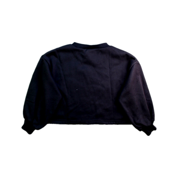 A Black Crewneck Sweatshirts from Champion in size 4T for girl. (Back View)