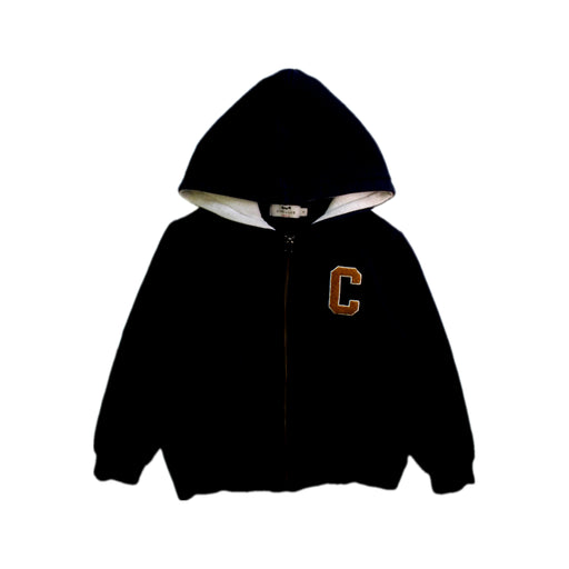 A Black Hooded Sweatshirts from Cyrillus in size 4T for boy. (Front View)