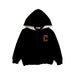 A Black Hooded Sweatshirts from Cyrillus in size 4T for boy. (Front View)