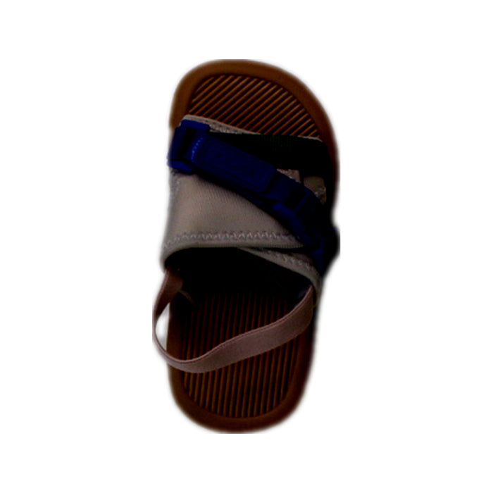 A Blue Sandals from Liewood in size 3T for girl. (Front View)
