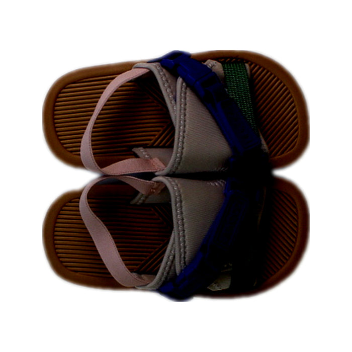 A Blue Sandals from Liewood in size 3T for girl. (Back View)