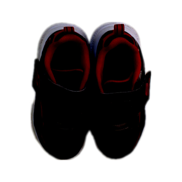 A Black Sneakers from Skechers in size 3T for boy. (Back View)