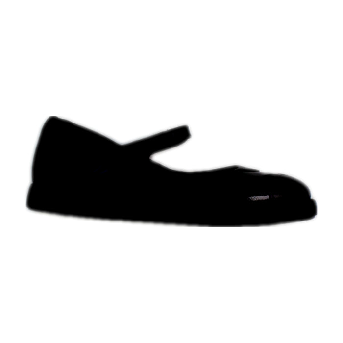 A Black Flats from Camper in size 5T for girl. (Front View)
