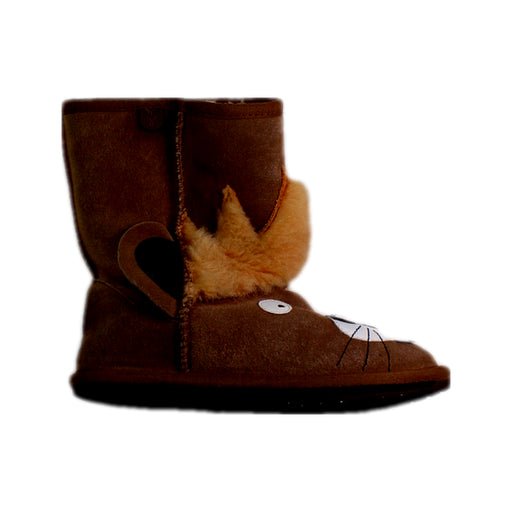 A Brown Winter Boots from EMU Australia in size 6T for boy. (Front View)