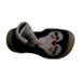A Black Slippers from Collegien in size 6T for girl. (Front View)