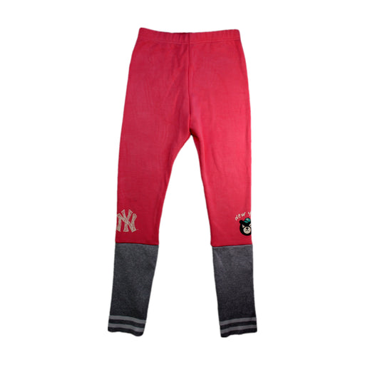 A Pink Leggings from MLB in size 11Y for girl. (Front View)