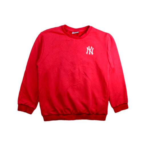 A Red Crewneck Sweatshirts from MLB in size 9Y for girl. (Front View)