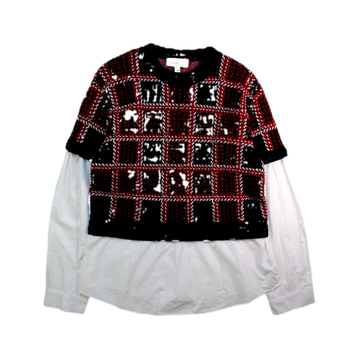 A Red Short Sleeve Tops from Bora Aksu in size 10Y for girl. (Front View)