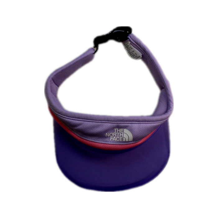A Purple Sun Hats from The North Face in size 11Y for girl. (Front View)