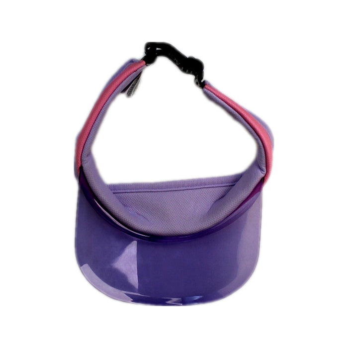 A Purple Sun Hats from The North Face in size 11Y for girl. (Back View)