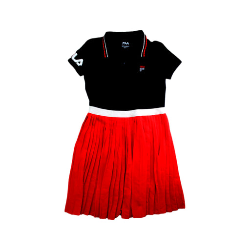 A Black Short Sleeve Dresses from Fila in size 11Y for girl. (Front View)