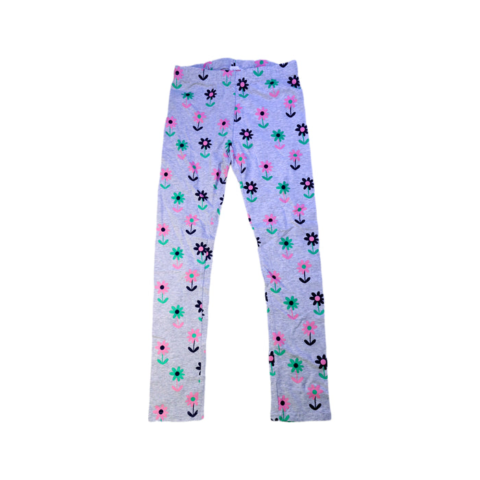 A Grey Leggings from Seed in size 7Y for girl. (Front View)