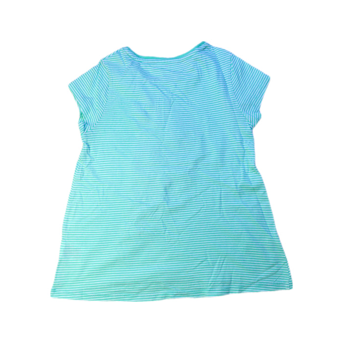 A Green Short Sleeve T Shirts from Seed in size 5T for girl. (Back View)