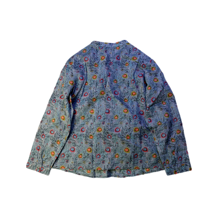 A Blue Long Sleeve Tops from Bonpoint in size 6T for girl. (Back View)