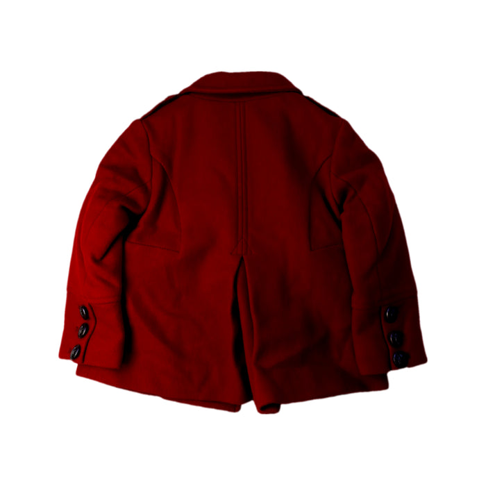 A Red Coats from Bonpoint in size 4T for girl. (Back View)