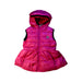 A Pink Outerwear Vests from Moncler in size 4T for girl. (Front View)