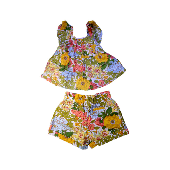 A Multicolour Shorts Sets from Janie & Jack in size 6T for girl. (Back View)