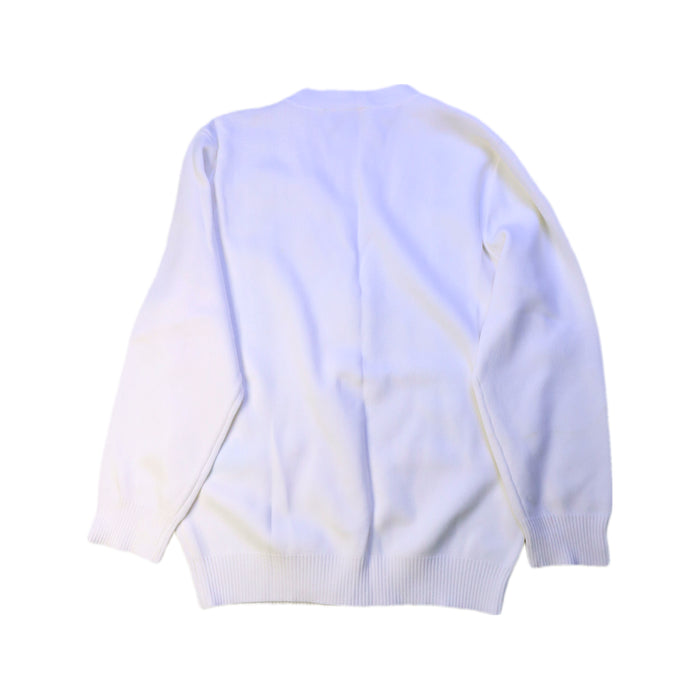 A White Cardigans from Nicholas & Bears in size 6T for girl. (Back View)