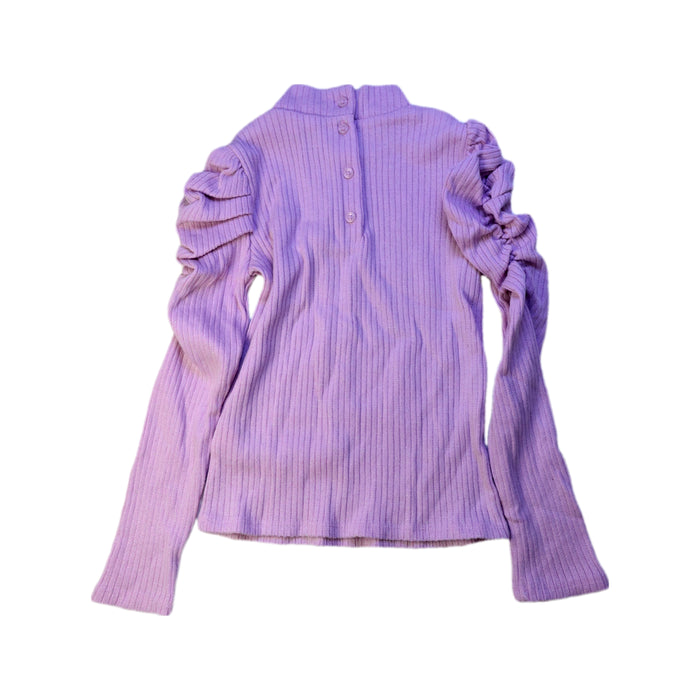 A Purple Long Sleeve Tops from Janie & Jack in size 6T for girl. (Back View)